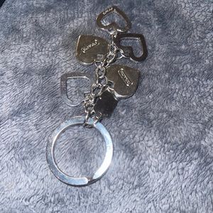 Coach Heart purse keychain